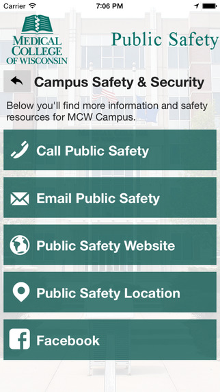 【免費教育App】Public Safety - Medical College of Wisconsin-APP點子