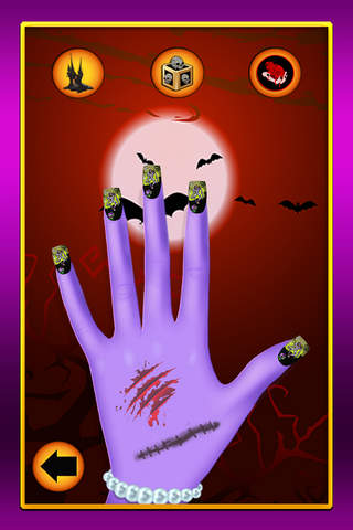Spooky Spa Style Designs: Monster Girl Nail Polish Art Salon PRO screenshot 4