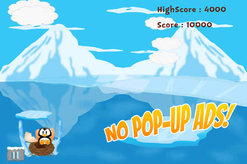 Cool Penguin Egg Drop Game - A Polar Rescue Story ZX screenshot 3