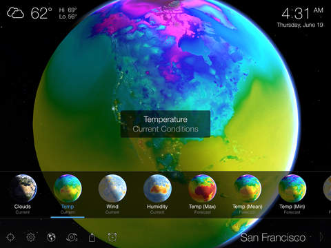 【免費工具App】Living Earth - Clock & Weather-APP點子