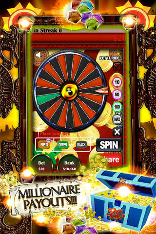 Vegas Coins Payout Roulette Fortune Free HD Game screenshot 3