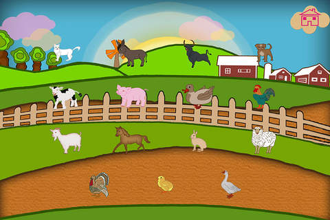 Animals Arrow Preschool Farm Learning Experience Bow Game screenshot 2