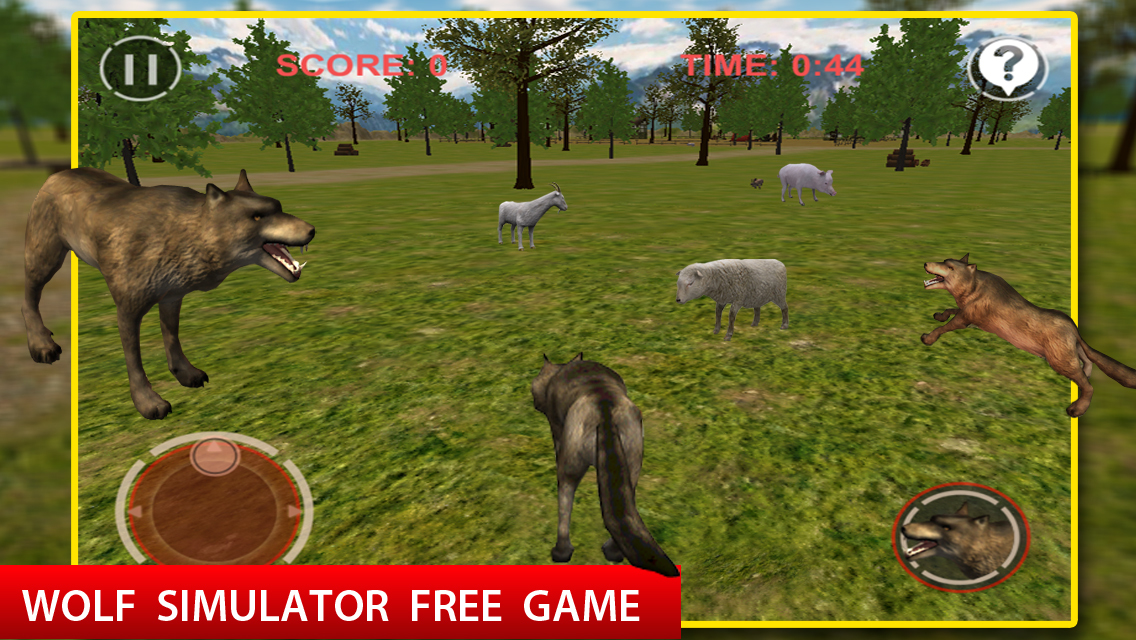wolf simulator 3d game