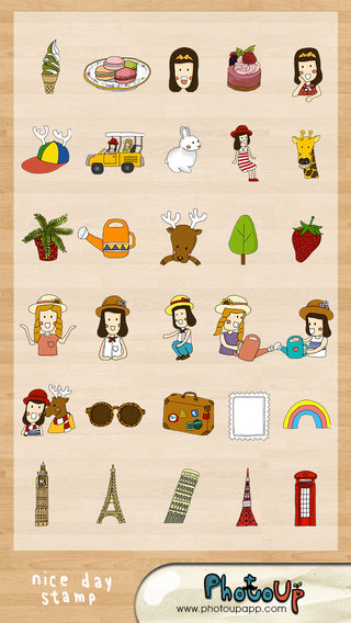 【免費攝影App】Nice Day Stamp by PhotoUp - Cute and Nice App with Stamps Sticker Frame and Filter for photo-APP點子