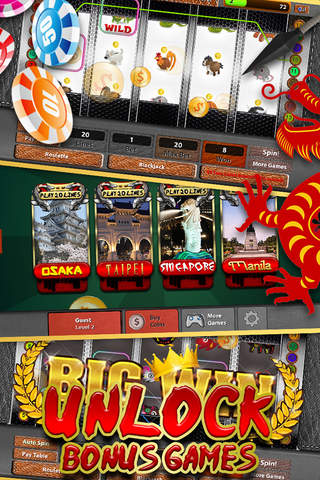 A Dragon Slots of The Imperial Emperor 777 Free (Lucky Geisha House Casino) - Win Big with Daily Rewards and Bonus Games screenshot 4
