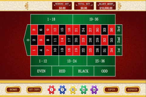 Tables of Monte Carlo-Mega Vegas Roulette screenshot 2