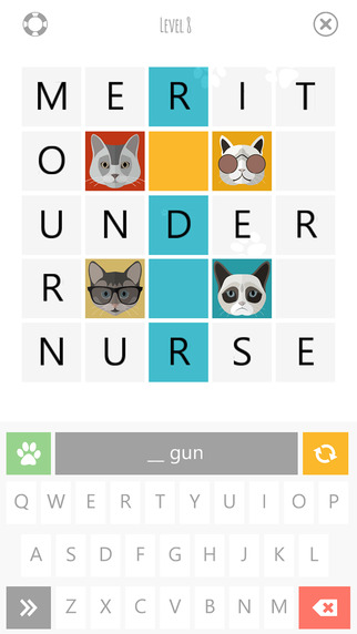 【免費遊戲App】Cat Words-APP點子