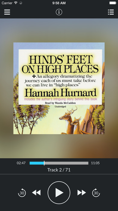 Hinds’ Feet on High Places by Hannah Hurnard UNABRIDGED AUDIOBOOK