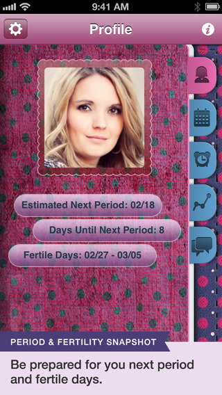 Pink Pad Period Fertility Tracker Pro