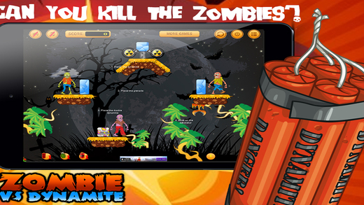 【免費遊戲App】Zombies vs Dynamite Free – The Dynamite Fun with Horror Move's-APP點子