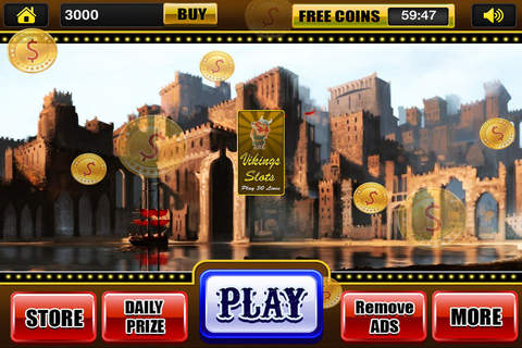 Adventure Games of Vikings & Spartans Slots Journey - Win Jackpot Pharaoh's Social Lucky Casino Free screenshot 3
