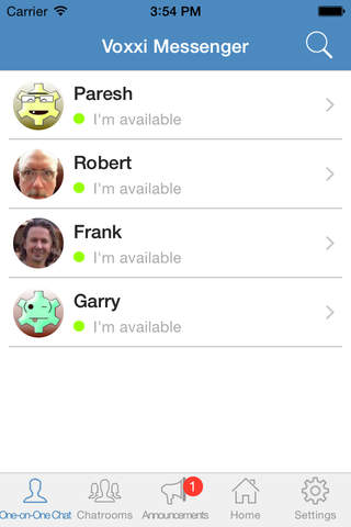 Voxxi Messenger screenshot 3