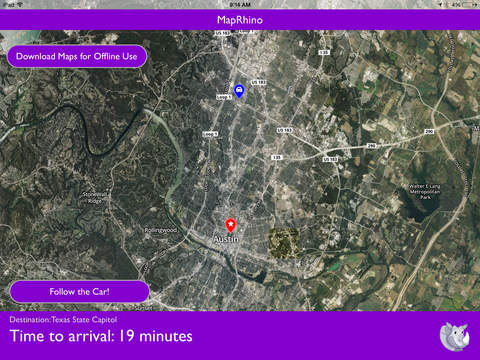 免費下載交通運輸APP|MapRhino - Are We There Yet Road Trip App for Backseat Drivers app開箱文|APP開箱王