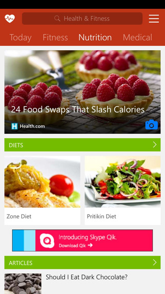 【免費健康App】MSN Health & Fitness-APP點子