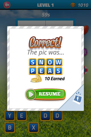 Fruit & Vegetable Puzzle Quiz Game - What's in the picture? screenshot 3