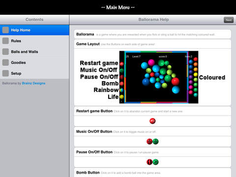 【免費遊戲App】Ballorama-APP點子