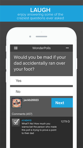 【免費遊戲App】Wonder Polls: Question Everything!-APP點子