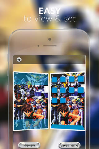 Anime Walls : HD Retina Wallpaper Themes Mobile and Backgrounds on Suit Gundam Photo screenshot 3