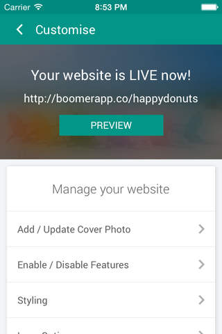 Website, Store Builder -Boomer screenshot 3