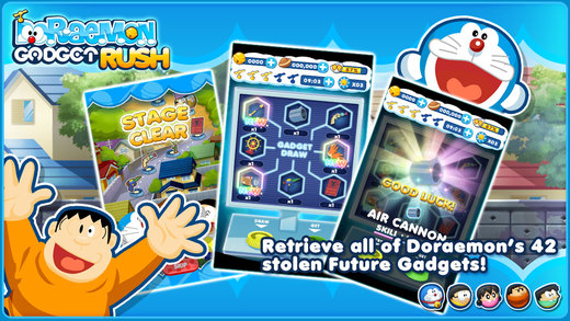 【免費遊戲App】Doraemon Gadget Rush-APP點子