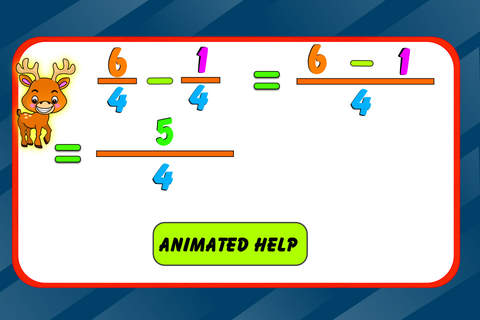Fraction Subtraction screenshot 2