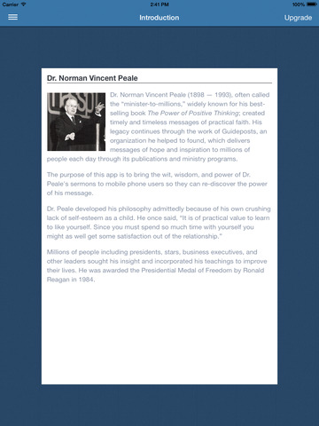 【免費生活App】The Sermons of Dr. Norman Vincent Peale-APP點子