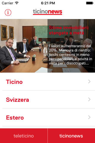 TeleTicino screenshot 4