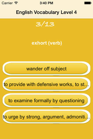 English Vocabulary Level 4 Quiz-Word Search Trivia screenshot 3