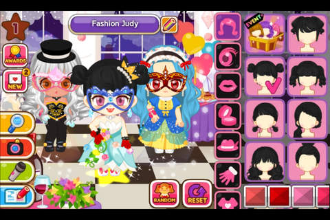 Fashion Judy : Masqurade style screenshot 2