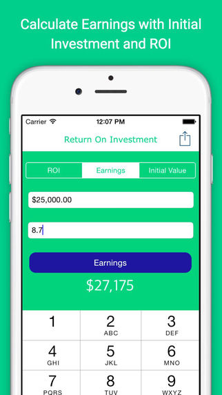 【免費財經App】Return On Investment Calculator-APP點子