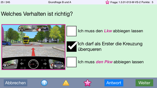 【免費教育App】iFührerschein 2015 - Lernsystem für die Führerschein Theorie Prüfung von Fahrschule.de-APP點子