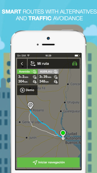 【免費交通運輸App】NLife Argentina Premium - Offline GPS Navigation & Maps-APP點子