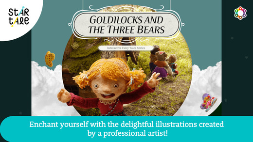 Goldilocks and the Three Bears : Star Tale - Interactive Fairy Tale Series for Kids