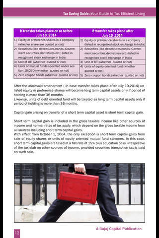 Bajaj Capital Tax Planning Guide screenshot 2