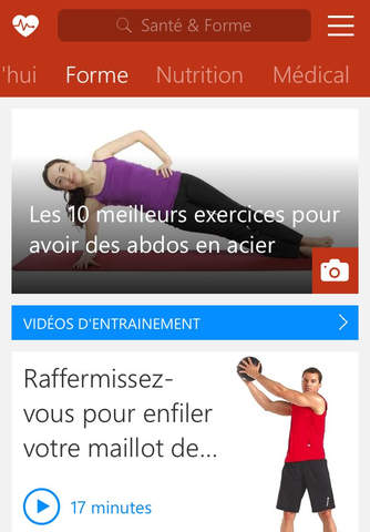 MSN Health & Fitness screenshot 2