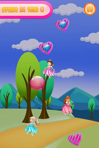 A Princess Bloons Party - A Color Bubbles Pop Shooter Pro screenshot 2