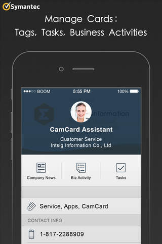 CamCard Business with Symantec screenshot 4