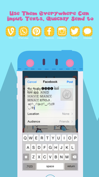 【免費社交App】Symbol Font Keyboard -  Cool Text Fonts Symbolizer and Better Funny Fantastic Keyboards , Emoji Icons for Instagram and Vine Comments or iMessage, Kik and Twitter Message-APP點子
