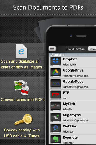 Screenshot of PDF Smart Convert - PDF all your MS Office, iWork, Web Content, Clipboard and  Images