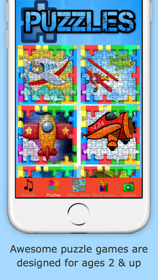 【免費遊戲App】Airplanes Games for Kids-APP點子