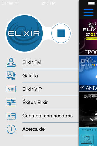 Elixir FM screenshot 2