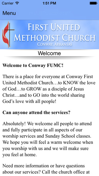 【免費生活App】Conway First United Methodist-APP點子