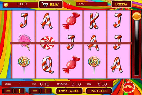 Candy Slots Casino in Las Vegas : Shoot for the Stars! Sweet Gummy & Fruit Splash Mania Bonus screenshot 2