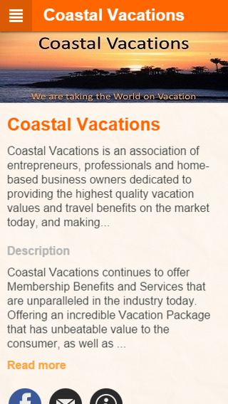 【免費商業App】Coastal Vacations-APP點子