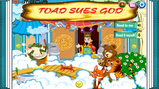 Toad Sues God - interactive touch book for kids