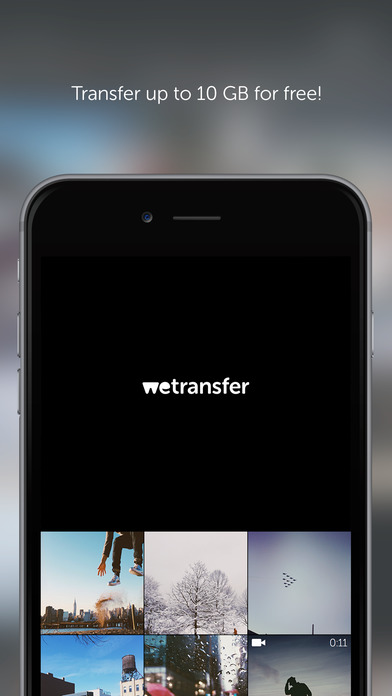 WeTransfer screenshot