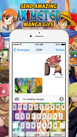 KeyCCMGifs – Manga Anime : Gifs Animated Stickers Luffy and Emoji For One Piece Edition