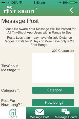 TinyShout - Proximity Messenger screenshot 3