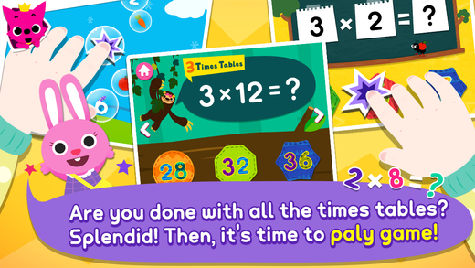 【免費教育App】PINKFONG! Fun Times Tables - Times Tables Songs, Skip Counting and Times Table Games-APP點子