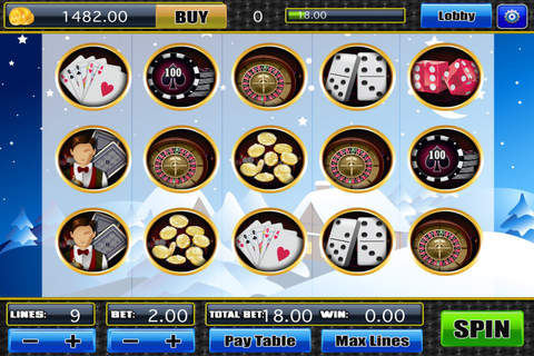 Classic Slots of Gold Coin in Vegas & Vacation in Winter Wonderland Casino Free screenshot 3